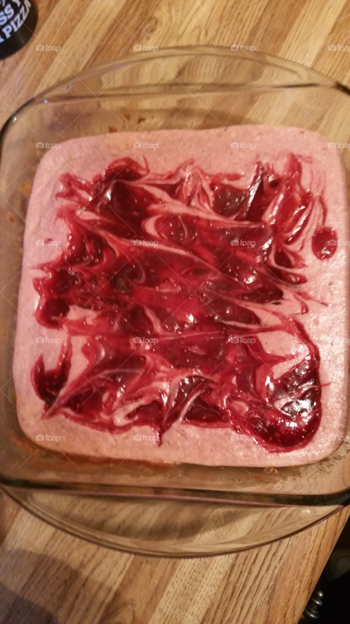Homemade Raspberry Cheesecake
