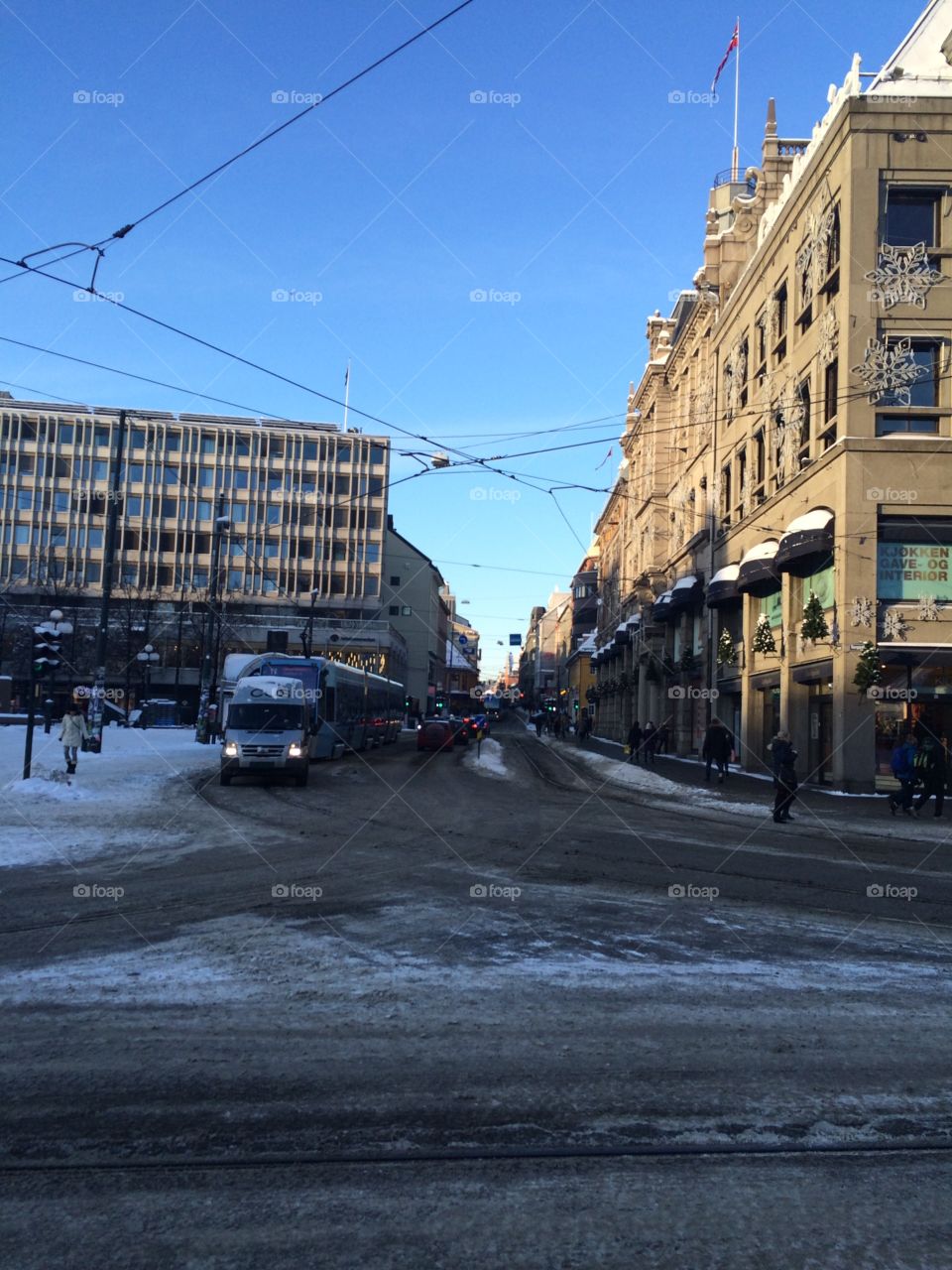 A street in Oslo, Norway
