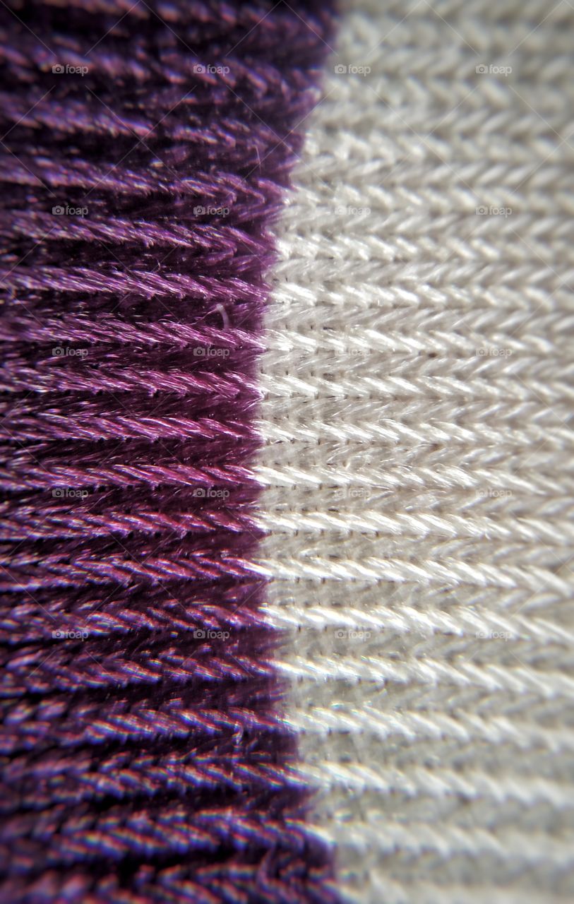 Detailed thread of fabric with a wonderful pattern.