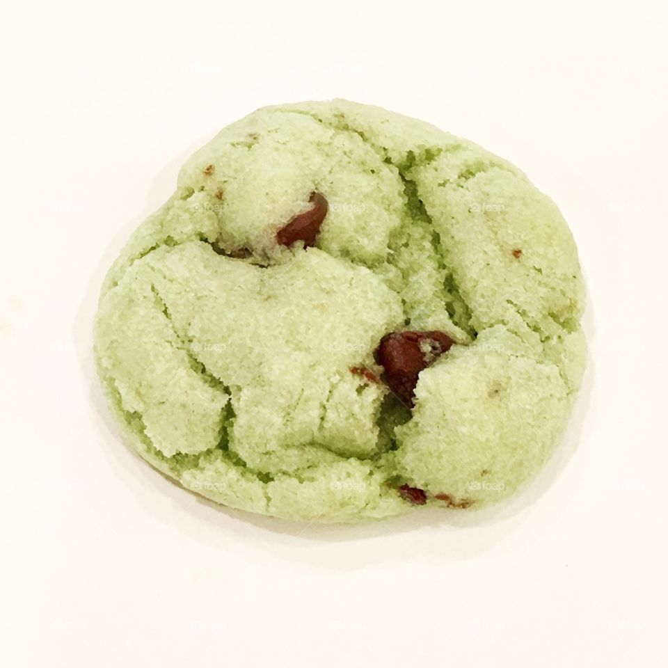 Mint chocolate chip cookie