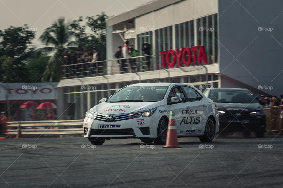 Toyota altis drift show