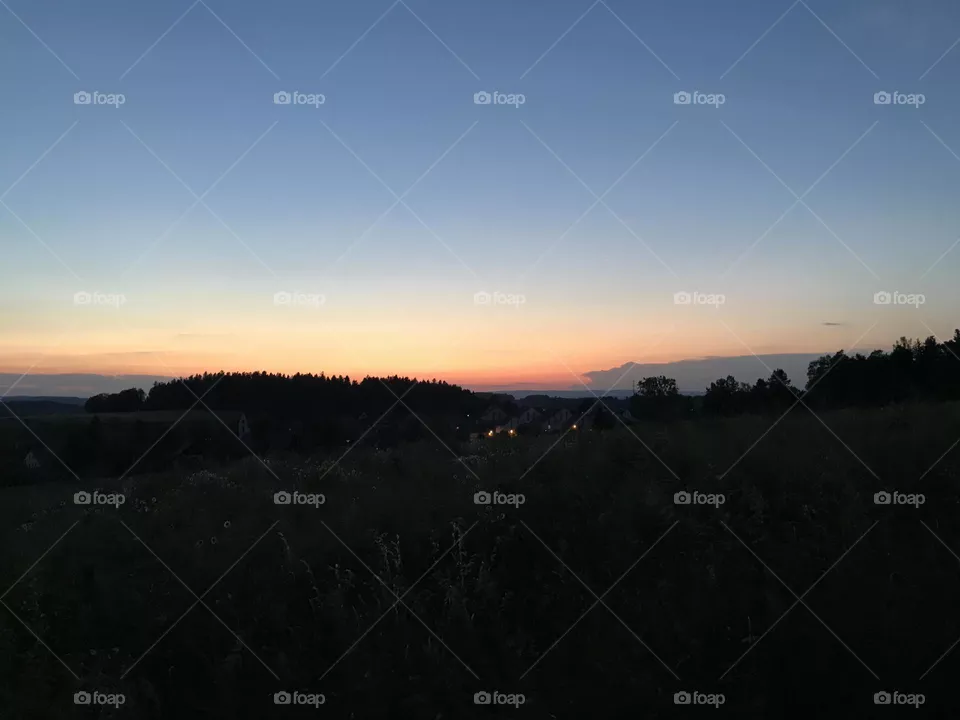 Sonnenuntergang Abendstimmung