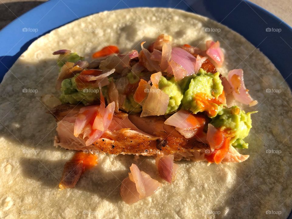 Fish Taco With Salmon