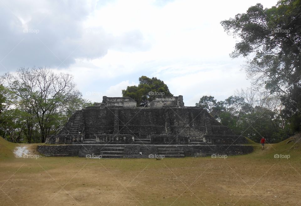 The Mayan Ruins of Xunantunich, located in Belize - near the Guatemala border.