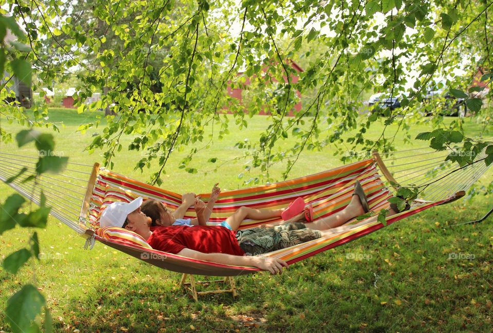 hammock under the tree