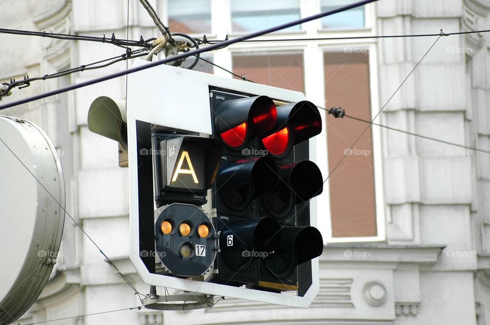 Traffic lights in Vienna