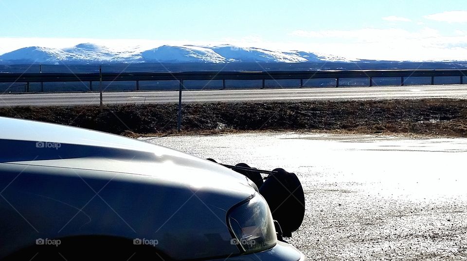 Time for a break!. Rest area along the E14 in Jämtland, Sweden!