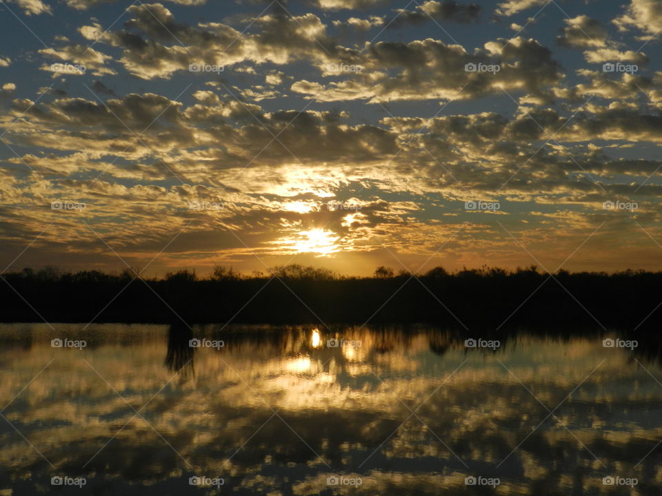 The golden hour . Everglades sunsets 