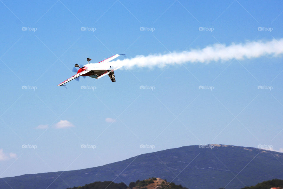 Air show - acrobatic flight