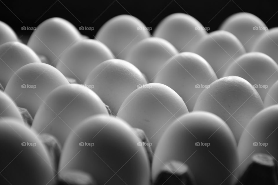 eggs on a tray