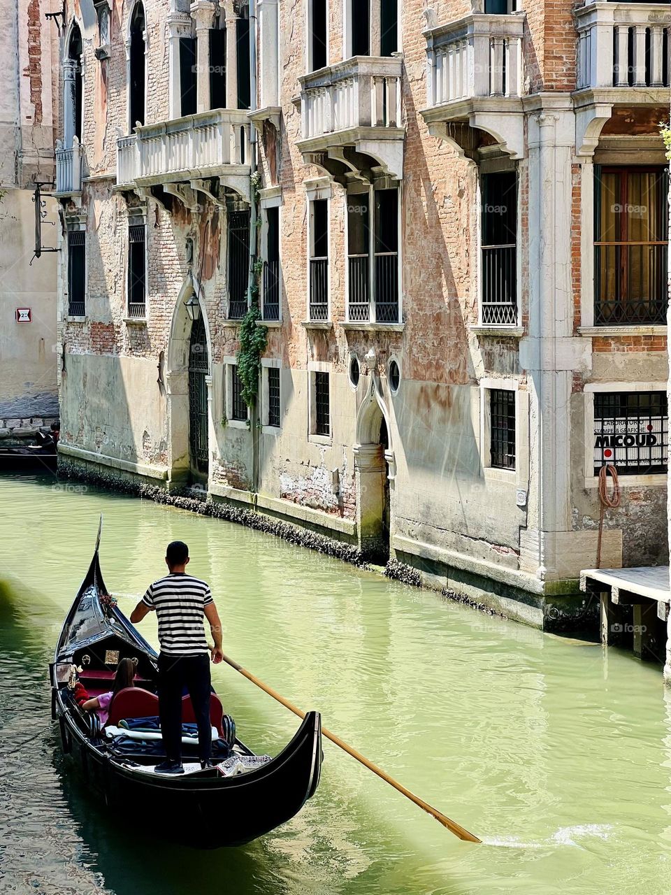 Venice gondolas