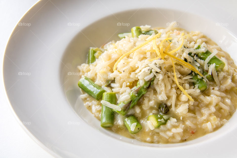 Asparagus risotto 