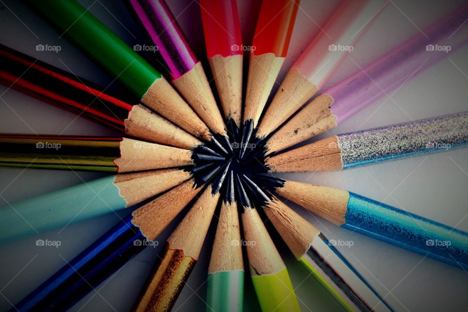 colorful pencils