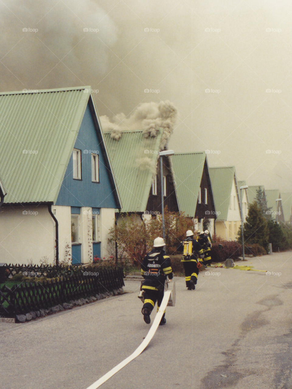 house fire smoke running by MagnusPm