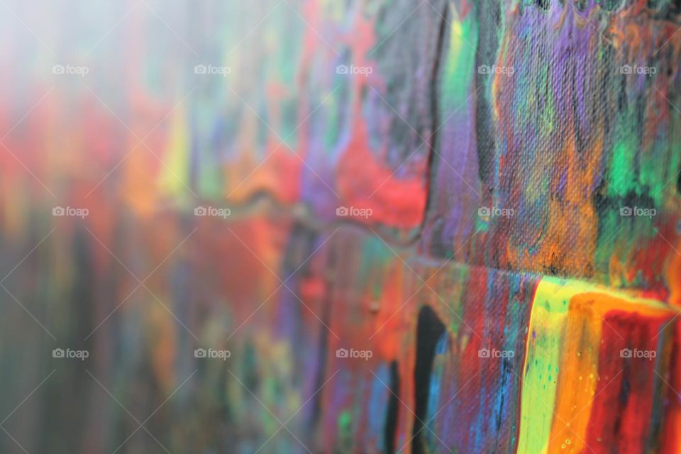 Rainbow pride colors