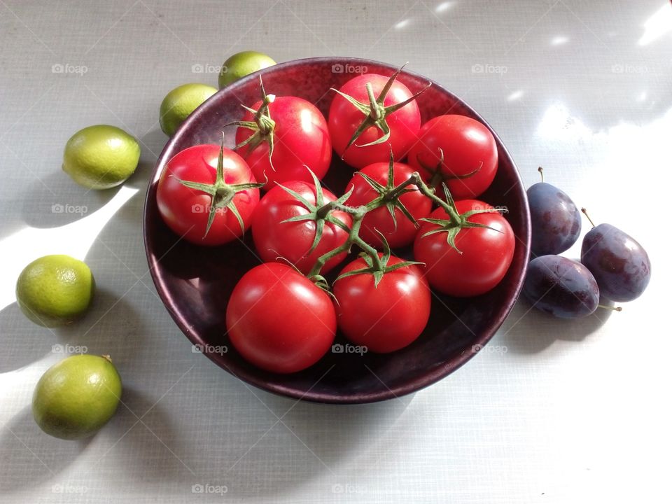 beautiful colors from vegetables