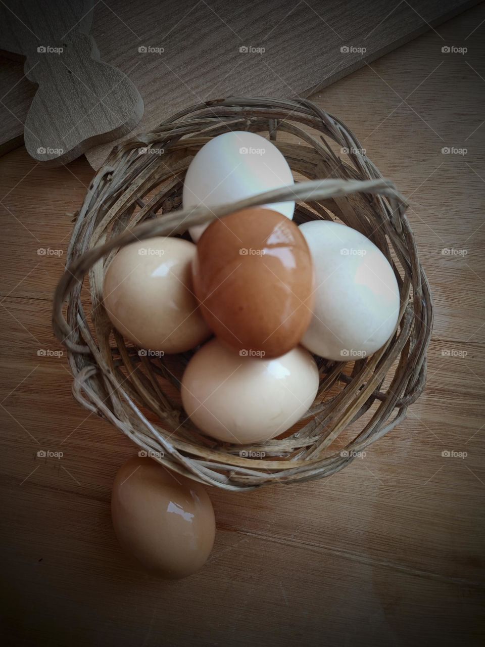 Basket of eggs