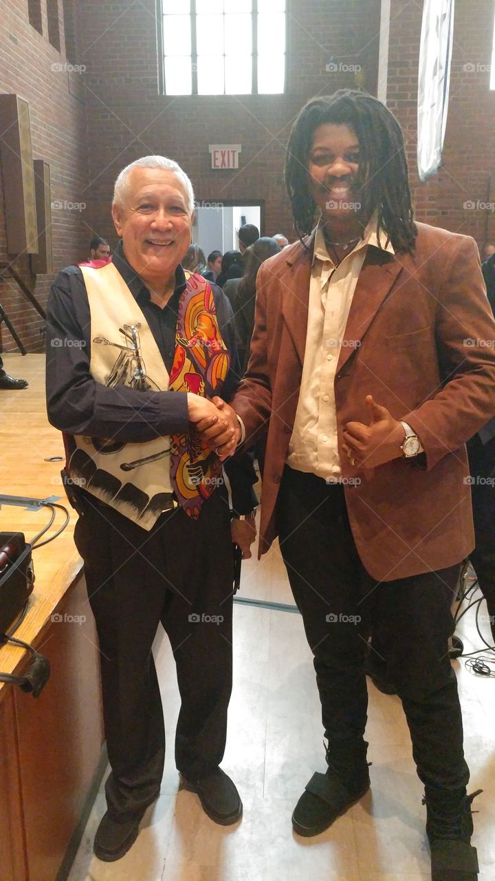 Had the opportunity to meet one of my idols, one of the best wind instrument jazz musicians of all time... Paquito D Rivera