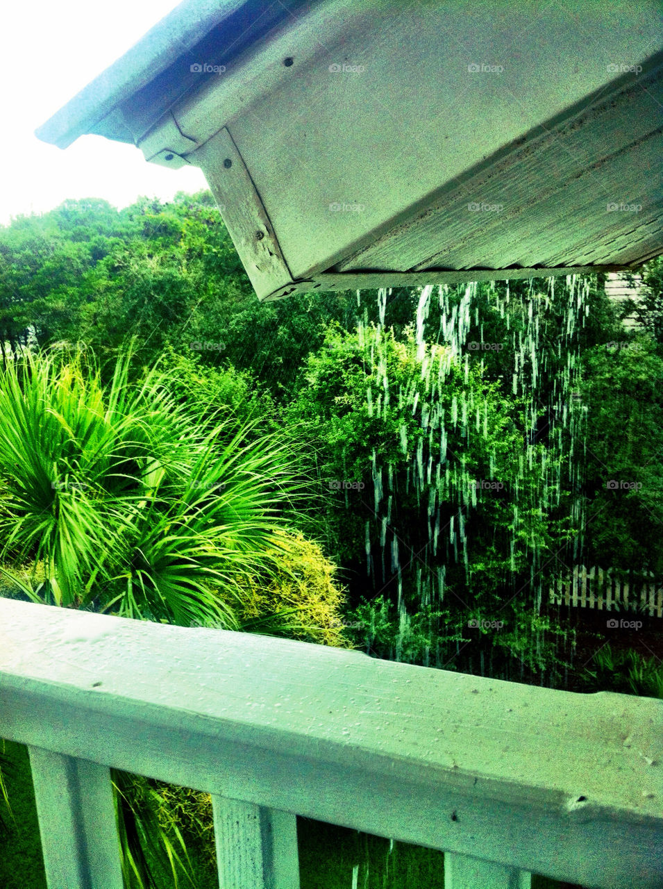 green rain balcony florida by toddthehandguy