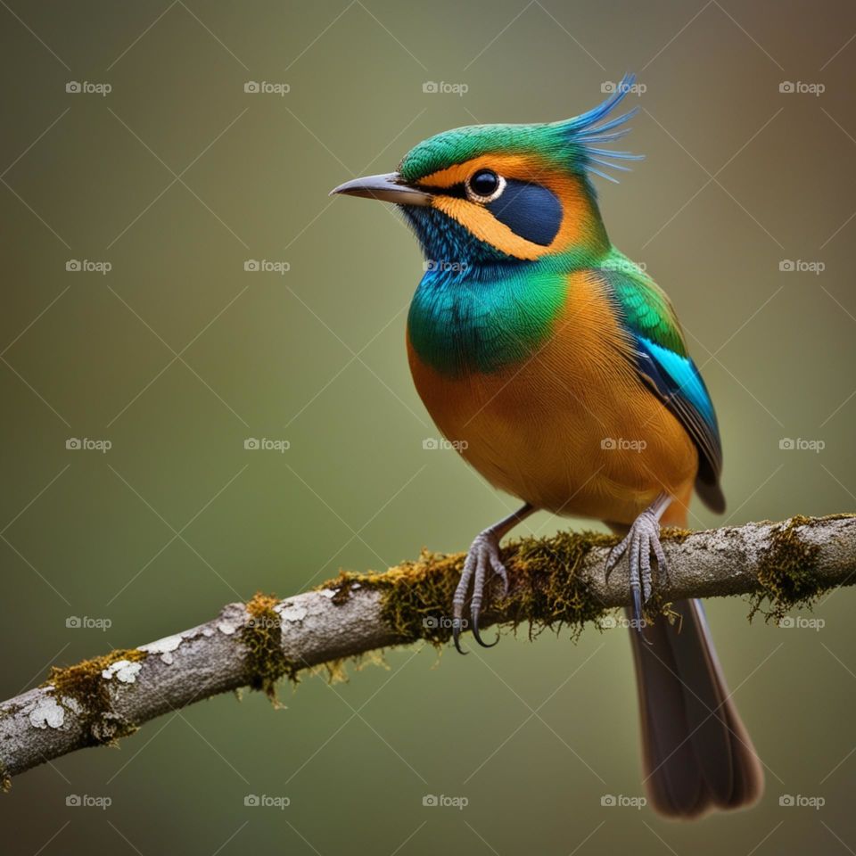 Colorful bird