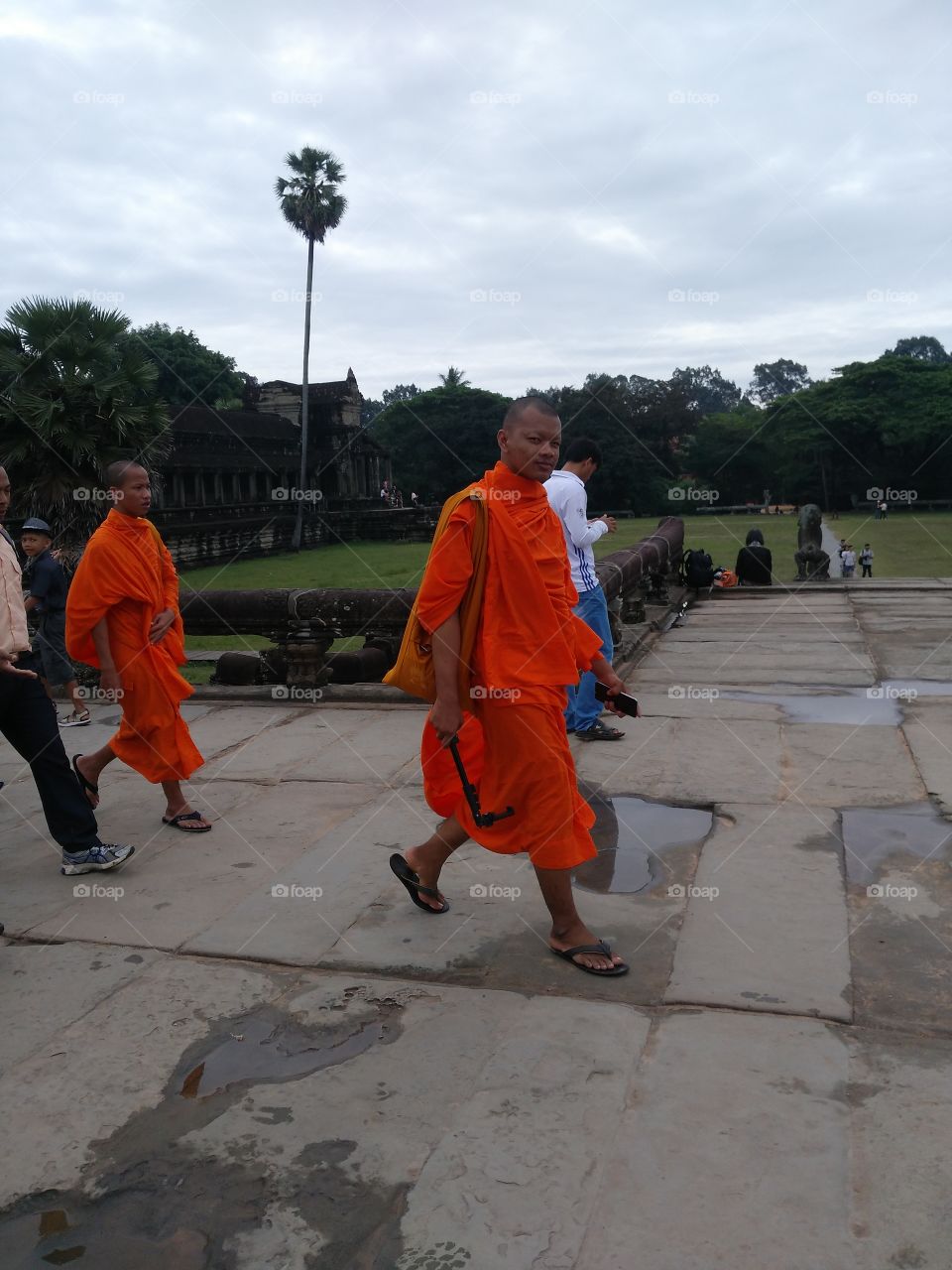 walking Monks