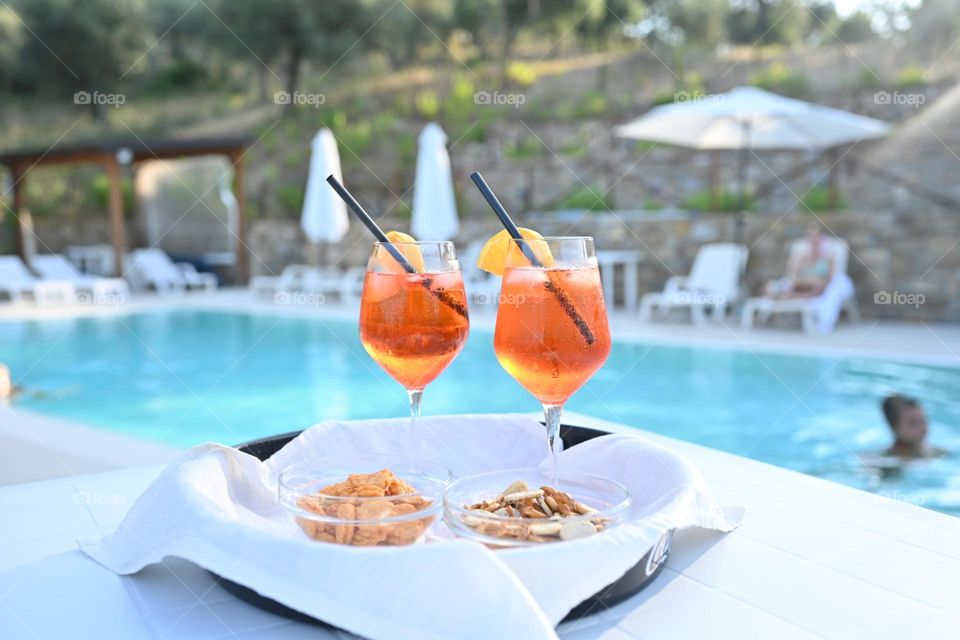 spritz by the pool