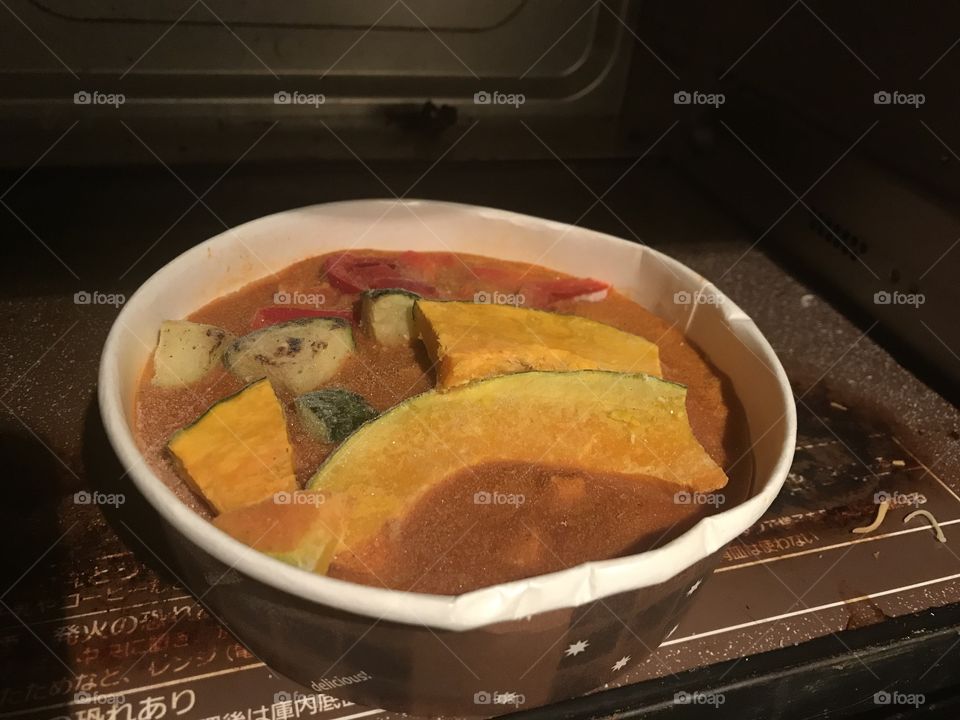 Frozen curry