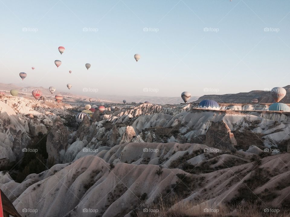 Hot Air Balloon in Cappadocia. Hot Air Balloon in Cappadocia
