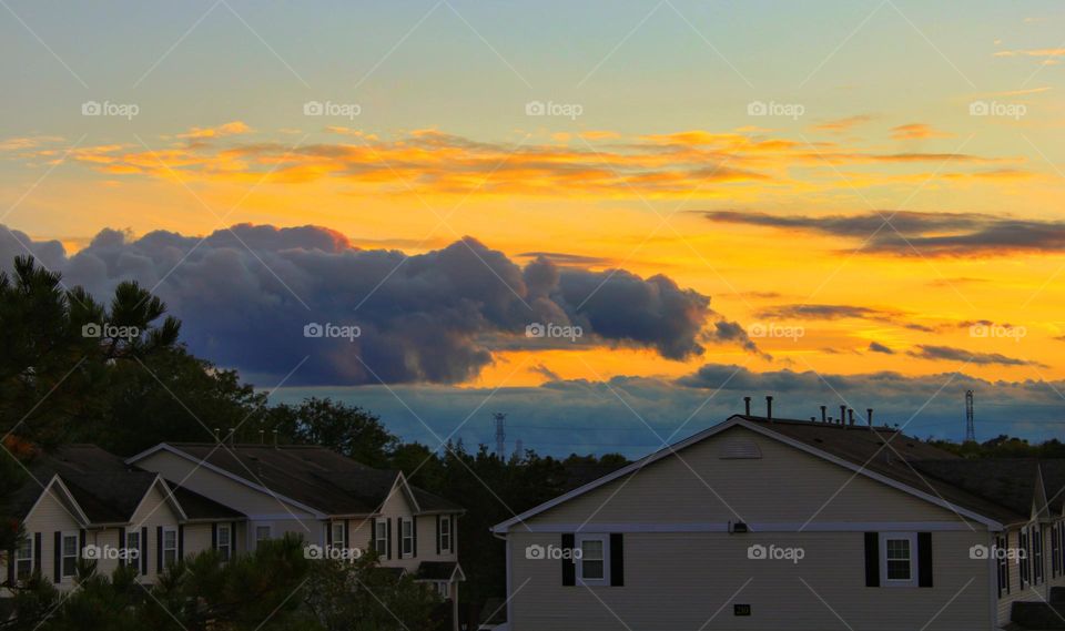 clouds and sunset