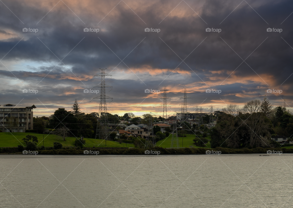 Sunset in New Zealand