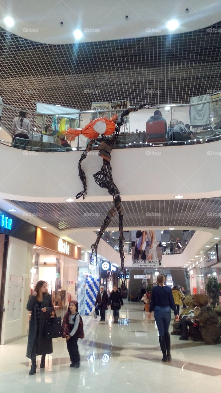 Decoration of street theatres festival in Samara