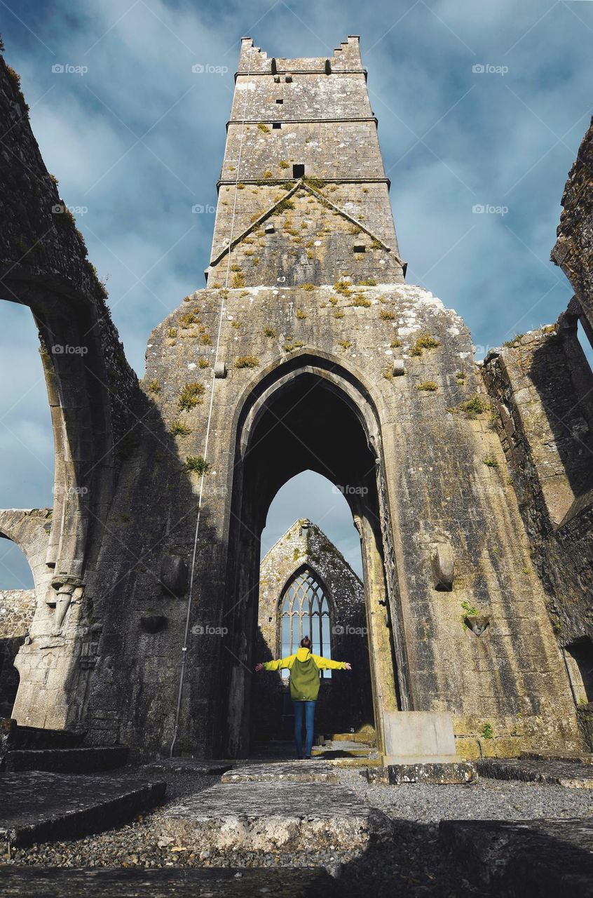 Claregalway Friary at county Galway, Ireland