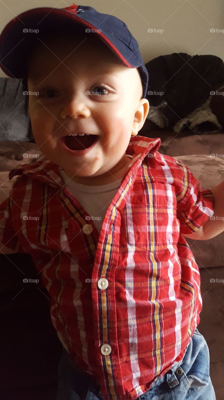 Portrait of a happy boy