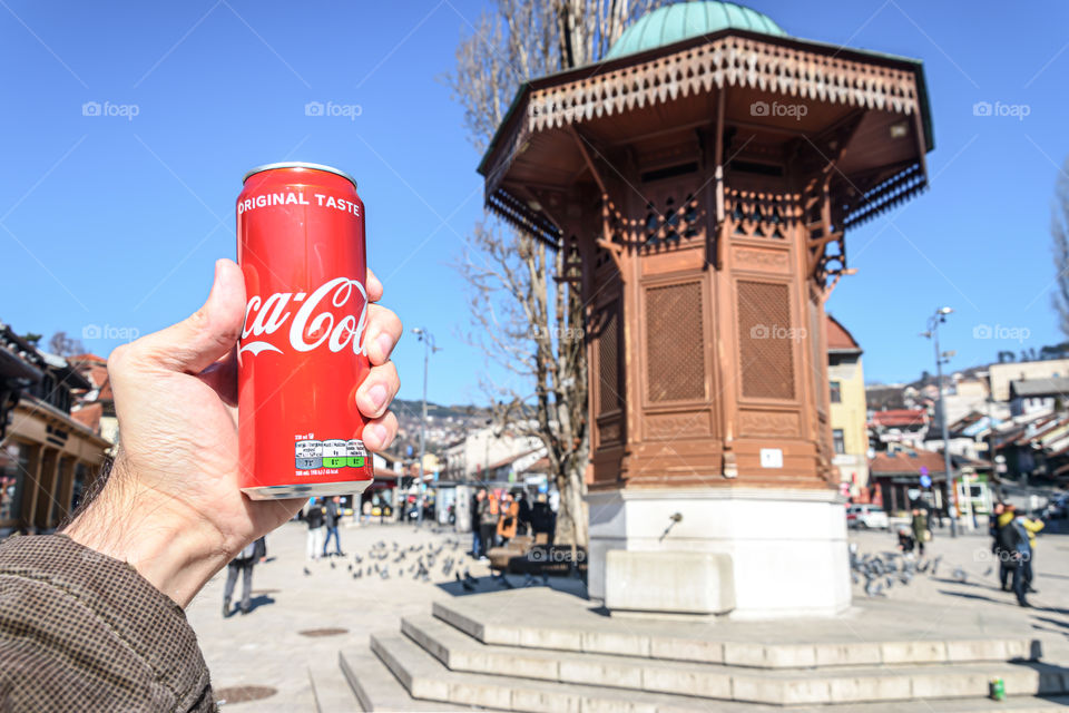 Coca-Cola on Baščaršija