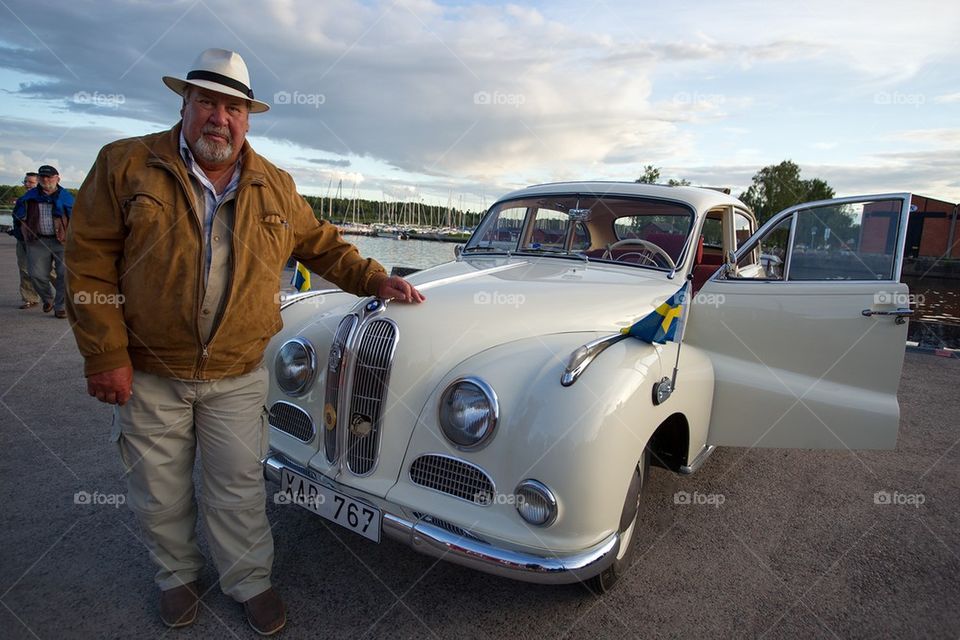 BMW 501-6 1956 with owner