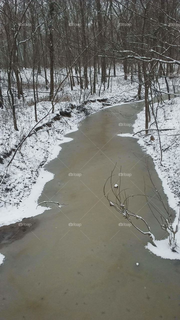 frozen creek