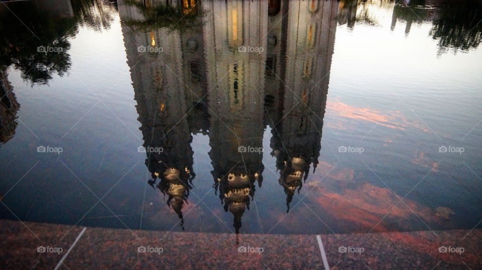 SLC Temple in water
