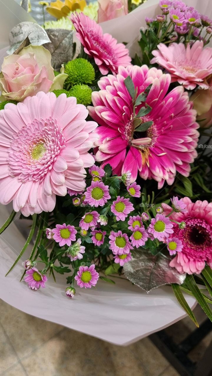 wonderful & beautiful flowers in a bouquet