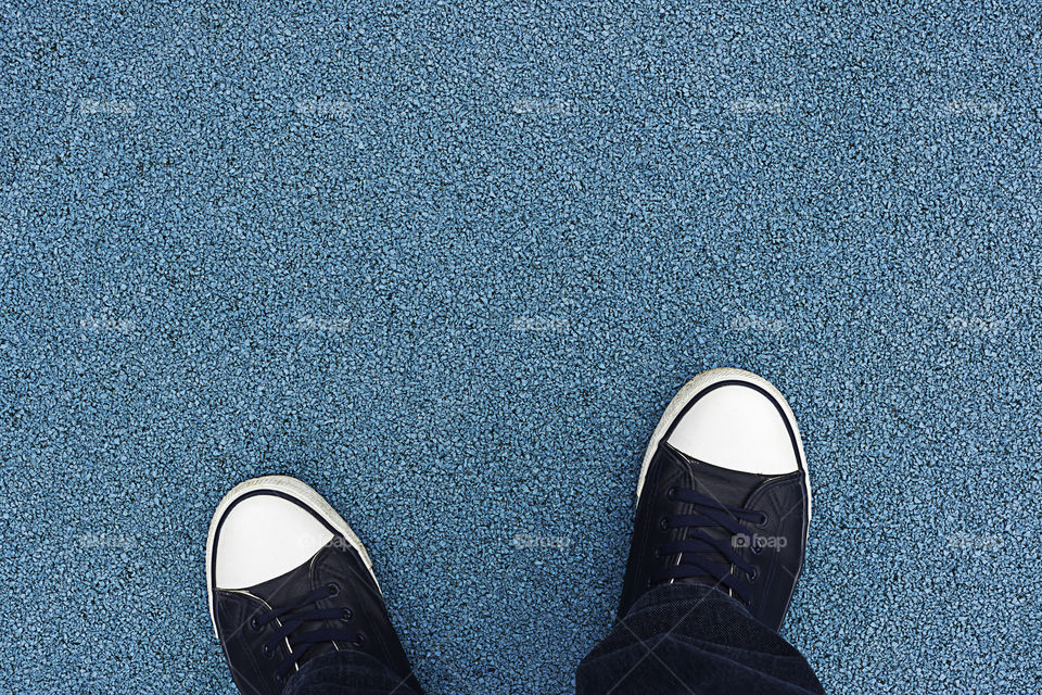 Form wehre I stand ... blue