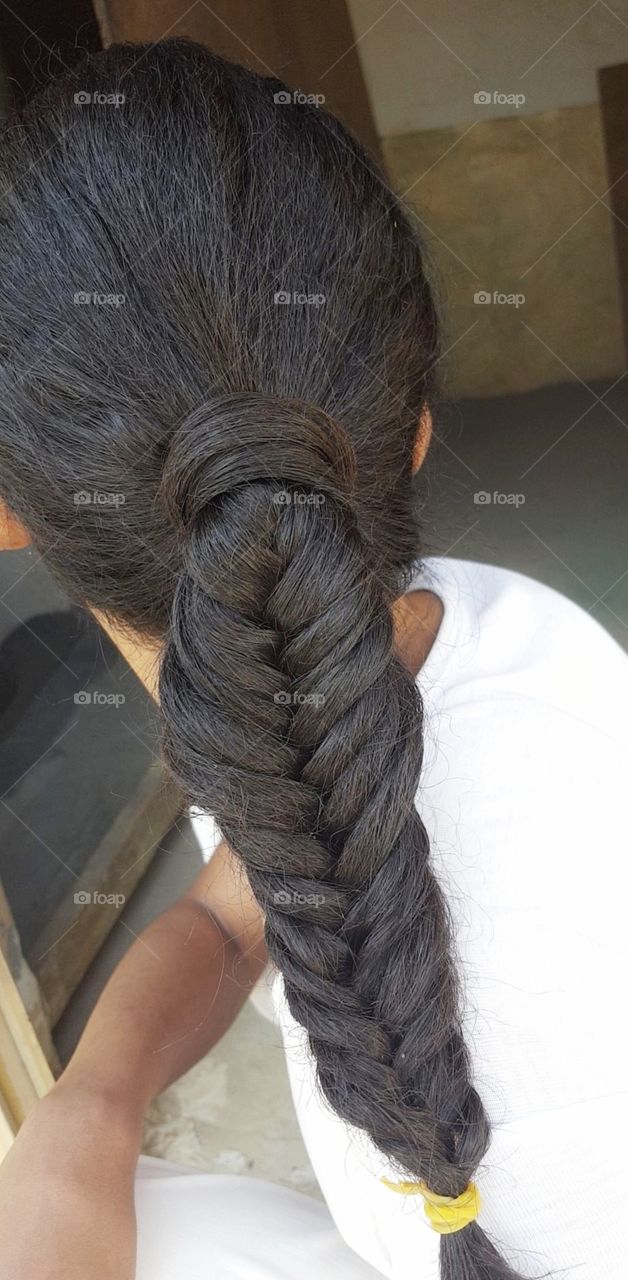 ponytail braided