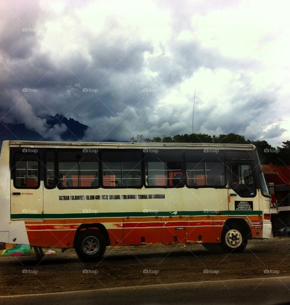 A transportation in Kundasang near Mt Kinabalu