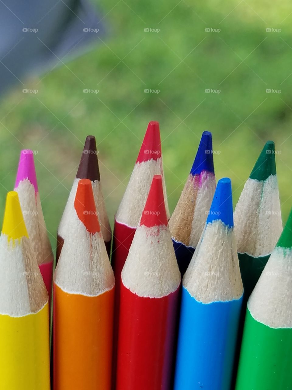 Pencil, School, Crayon, Motley, Education