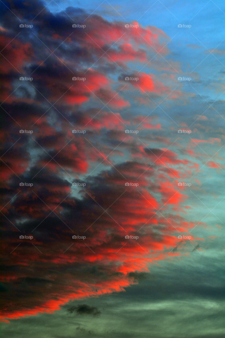 Cloudbank at sunset 2