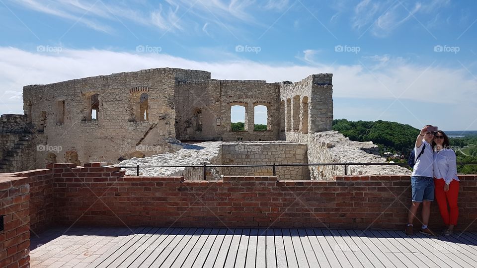 Ruiny zamku w Kazimierzu Dolnym