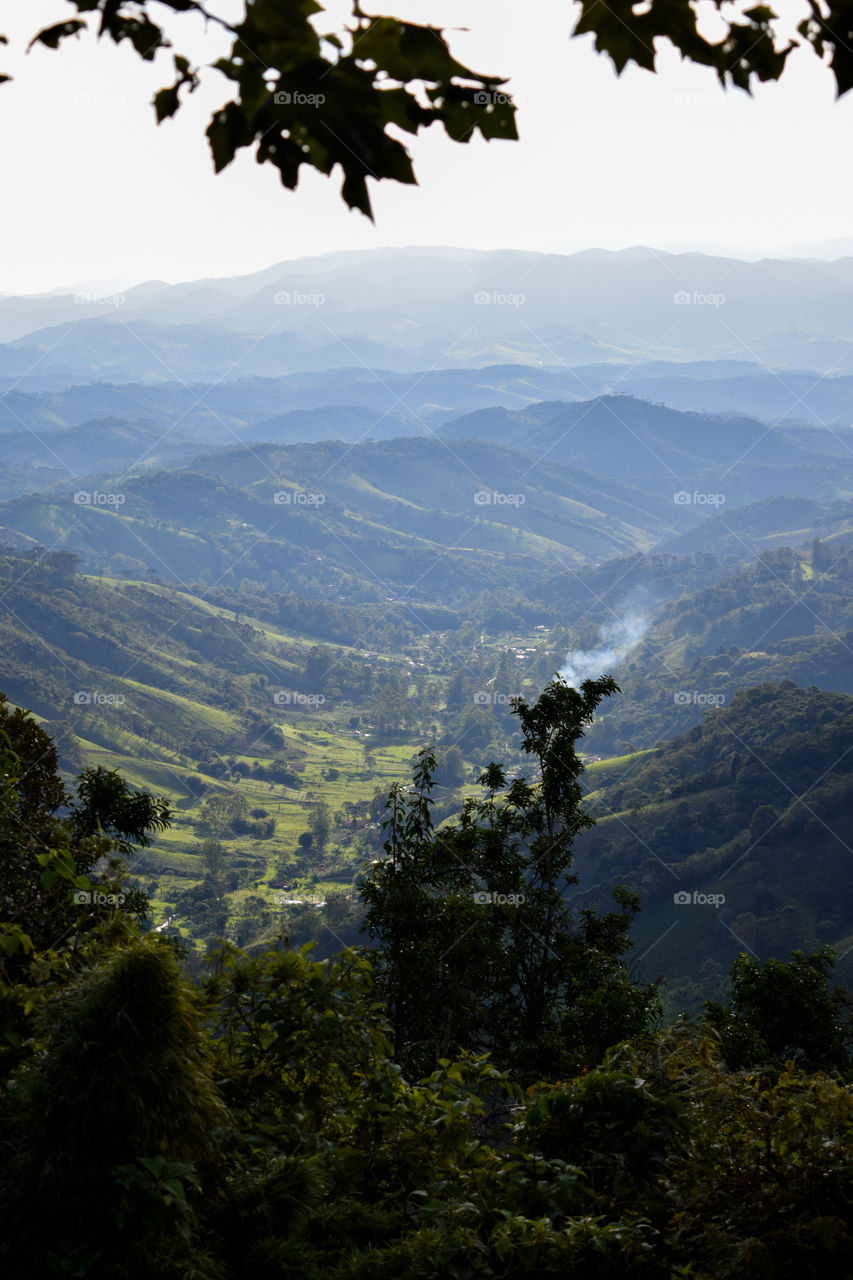 Campos do Jordão SP Brazil seen from above.