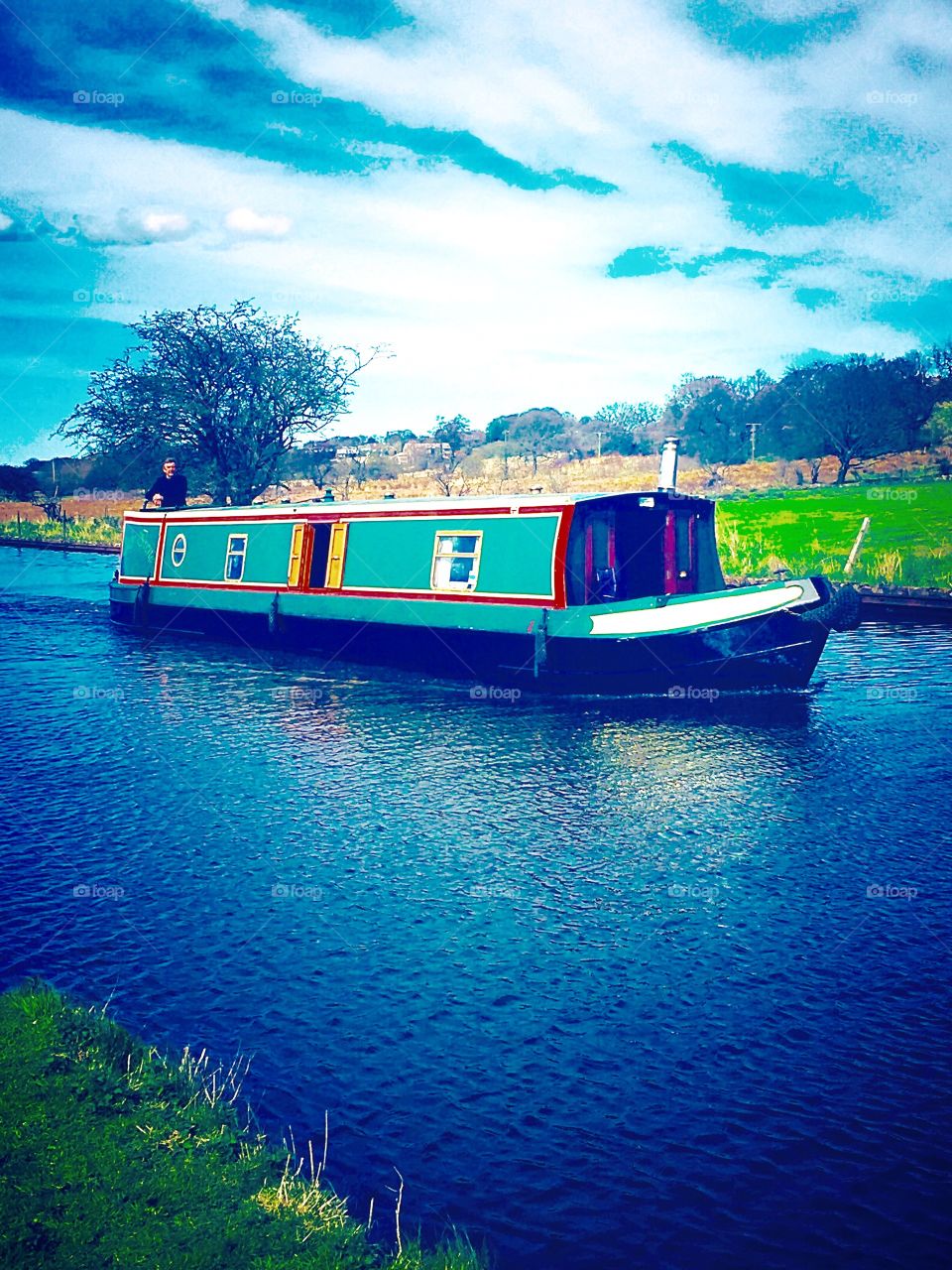 Boat in lake