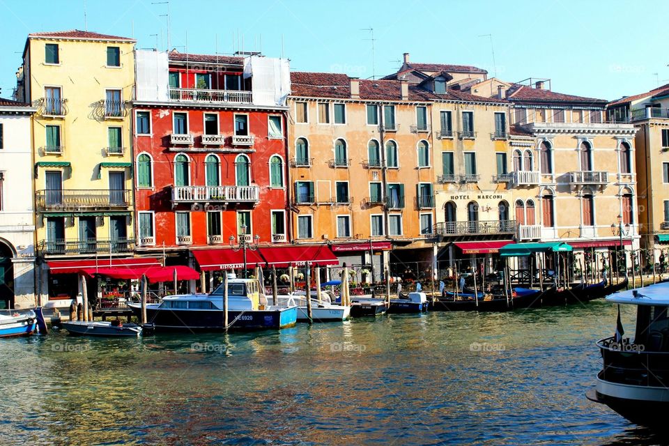 Buildings in Venice Italy 