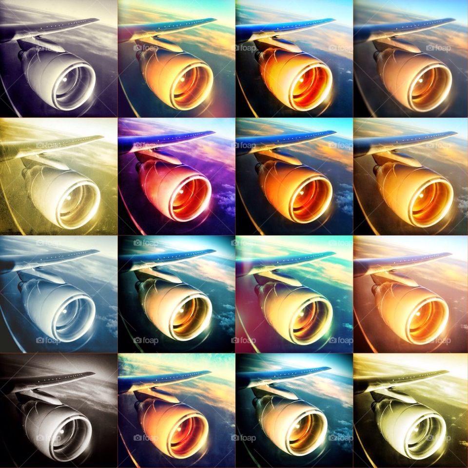 Jet Engine Collage