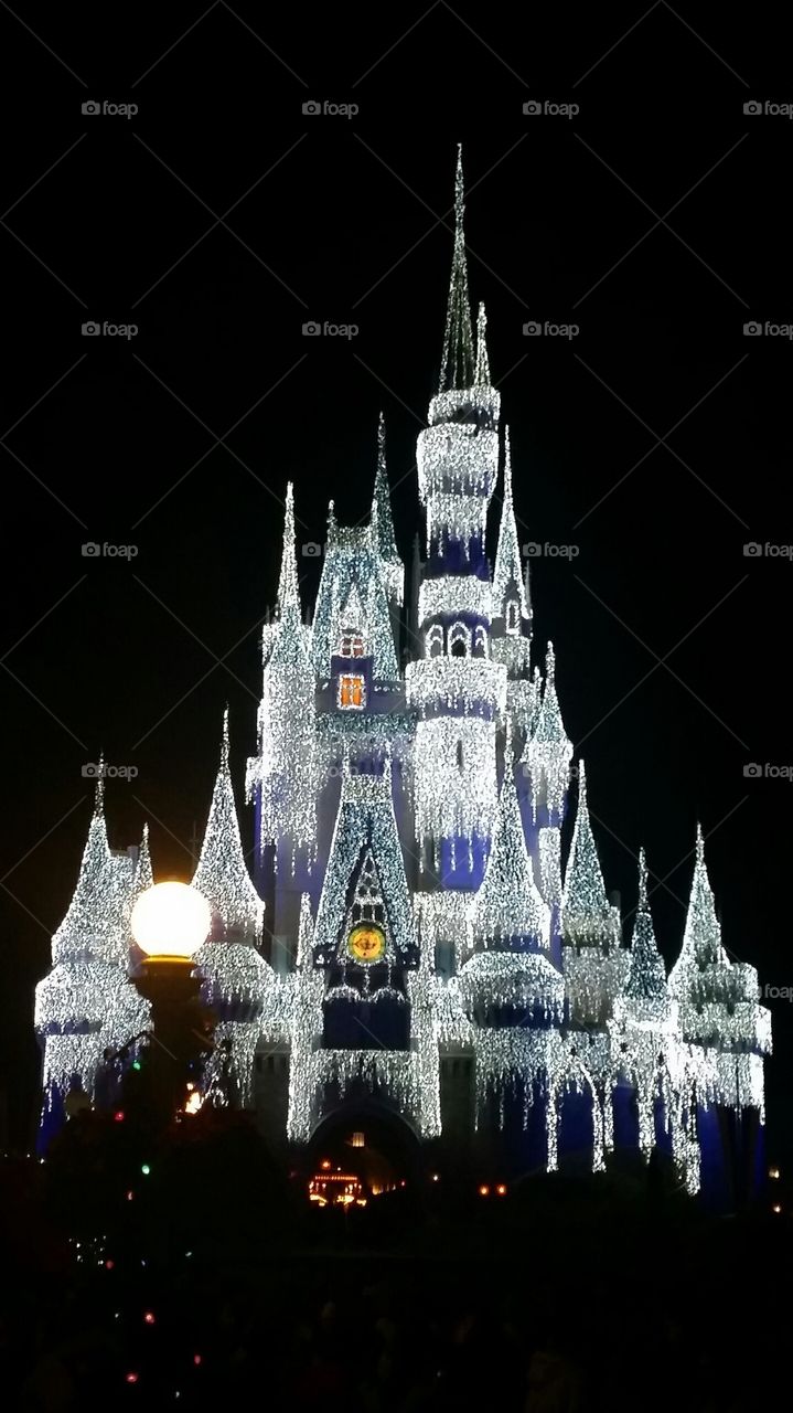 Disney's lighting of the castle 