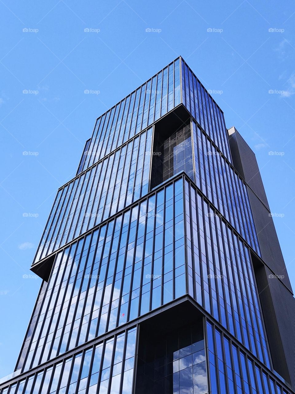 Reflections in modern building
